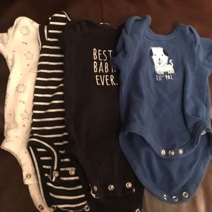 Assorted newborn baby clothes